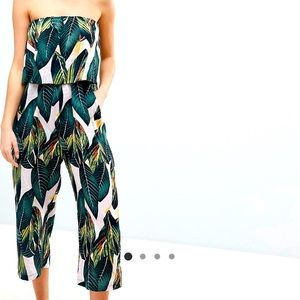 AX Paris Palm Leaf Jumpsuit 10